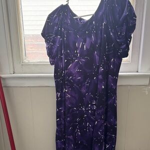 Daisy Fuentes Purple Dress
